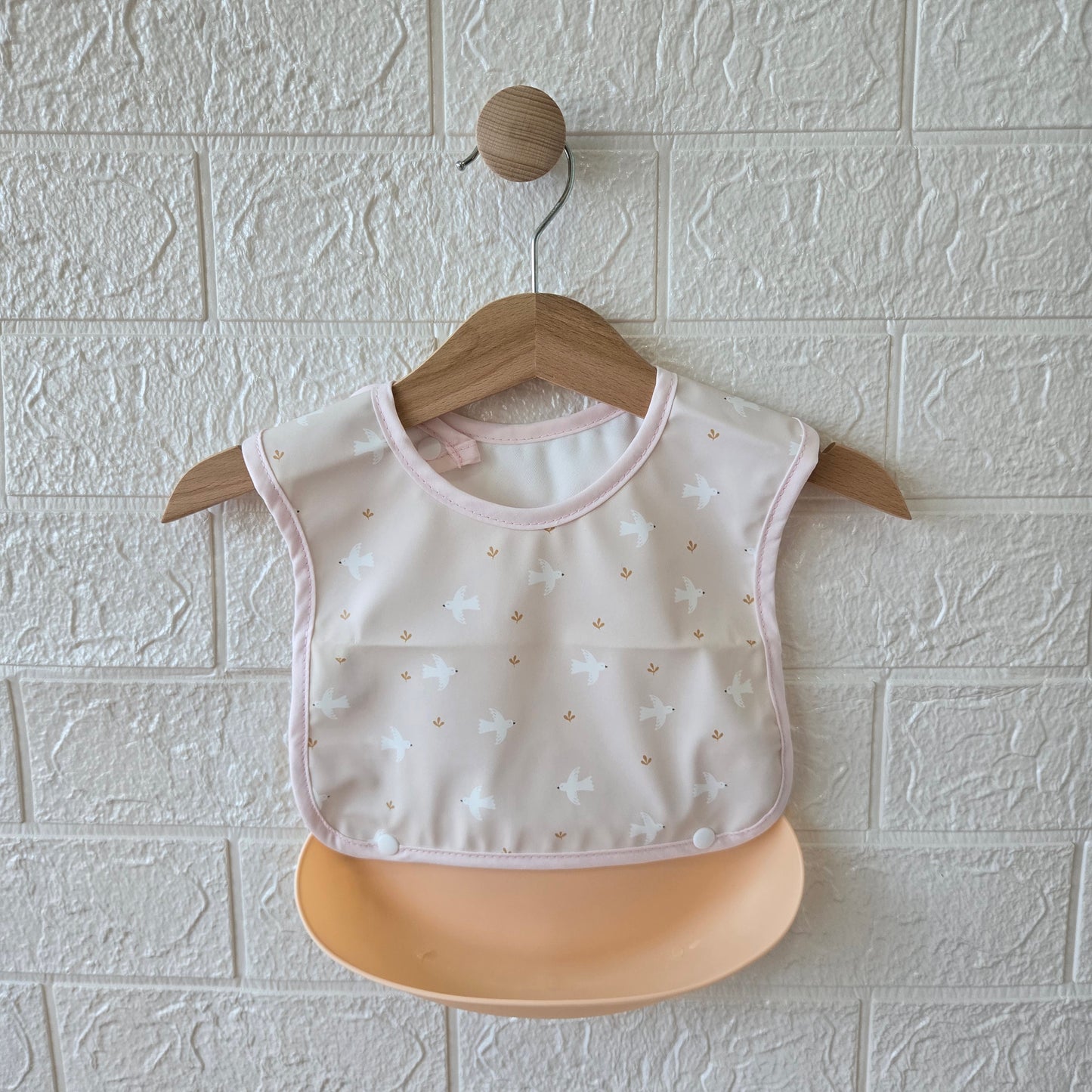 Waterproof Round Collar Bib & Food Catcher