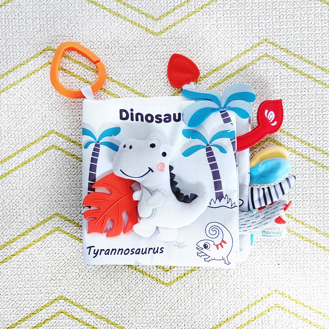 Interactive Baby Sensory Washable Cloth Book Flip Book