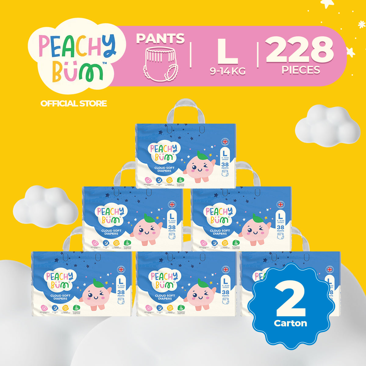Peachy Bum Pants Diapers