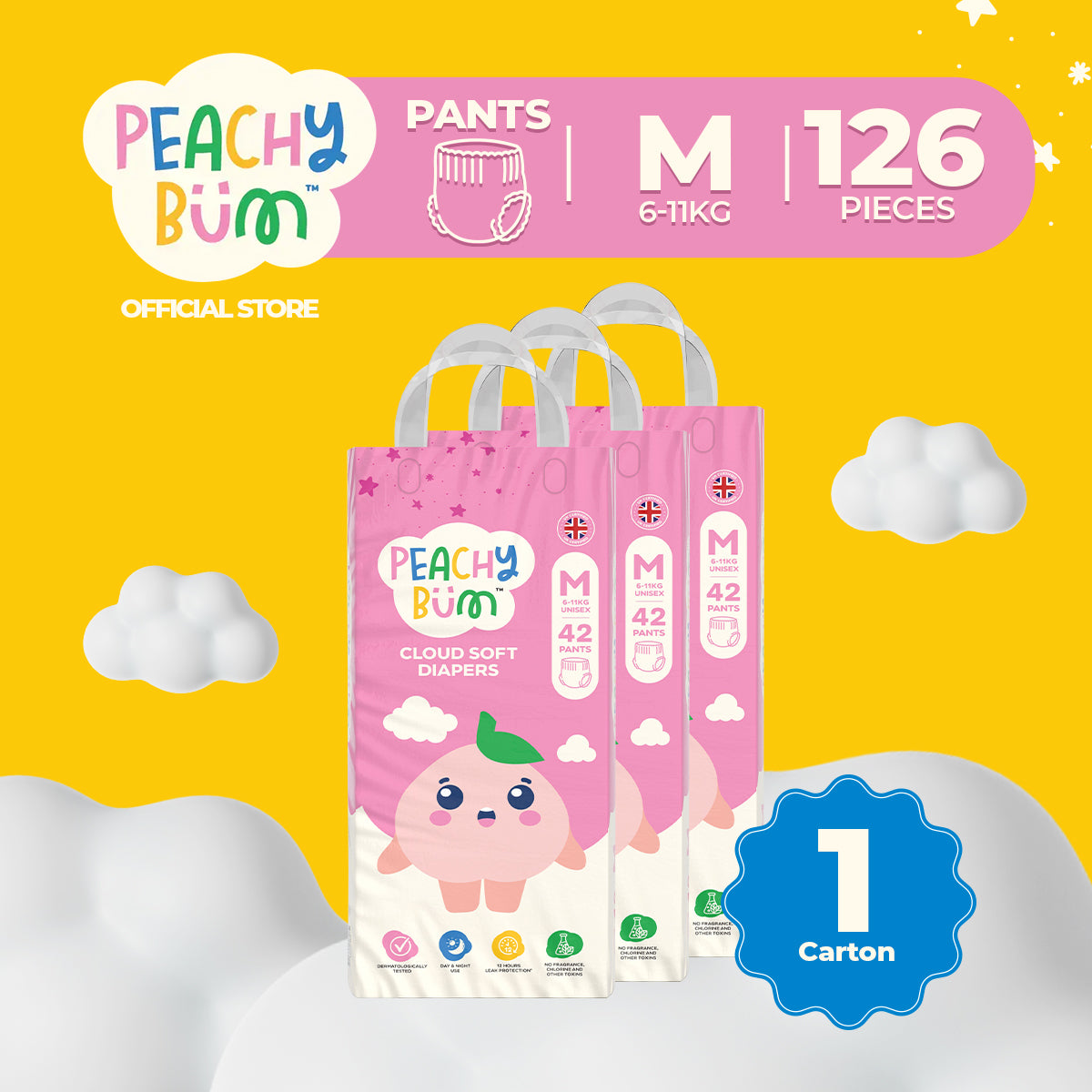 Peachy Bum Pants Diapers