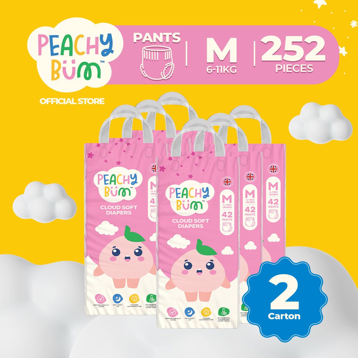 Peachy Bum Pants Diapers
