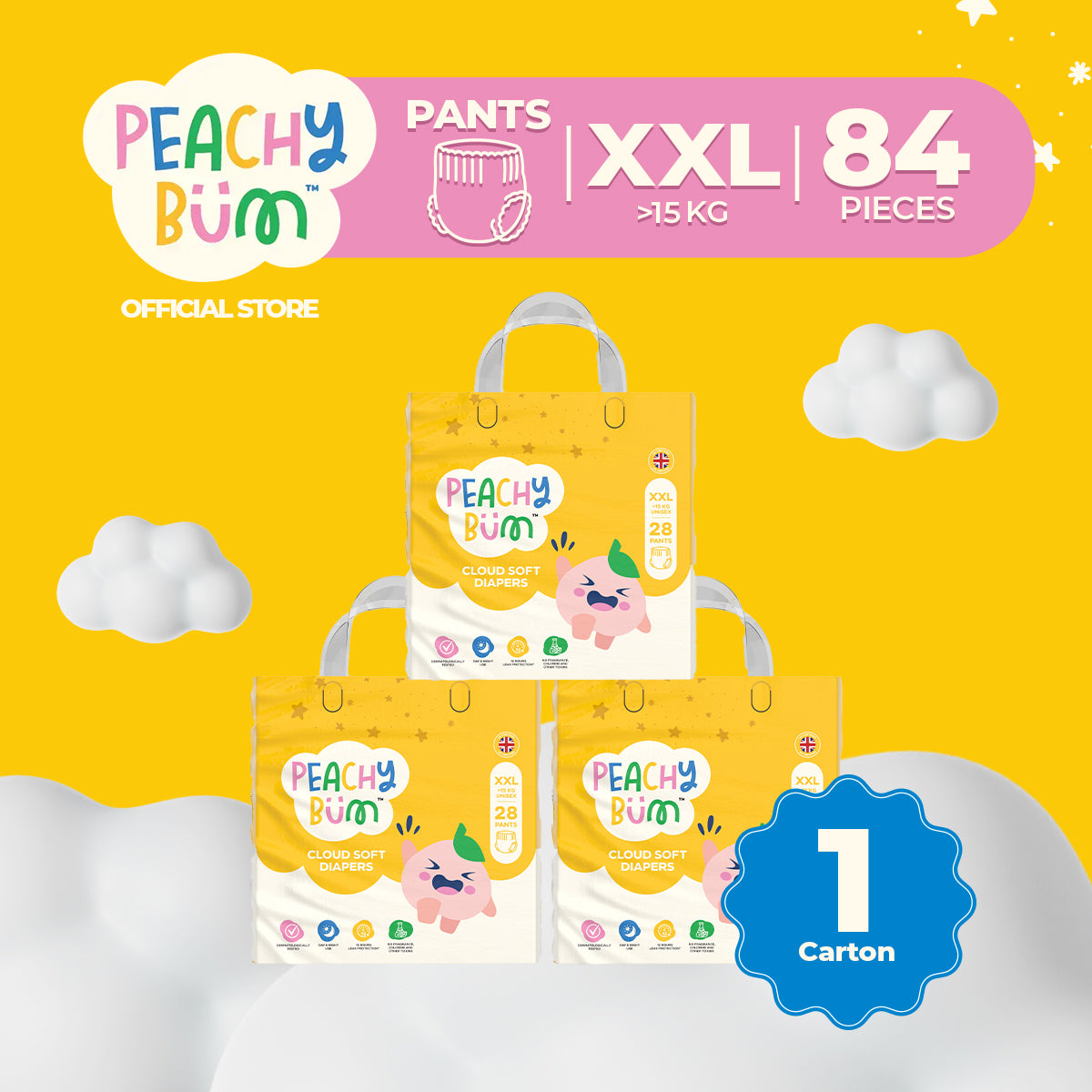 Peachy Bum Pants Diapers