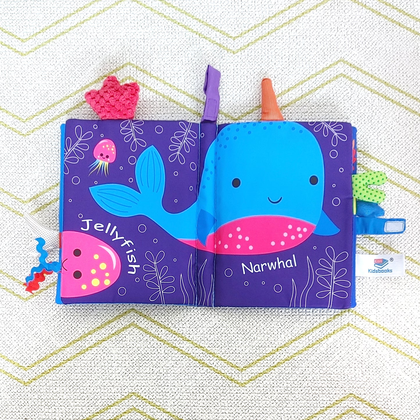 Soft Sensory Baby Cloth Books