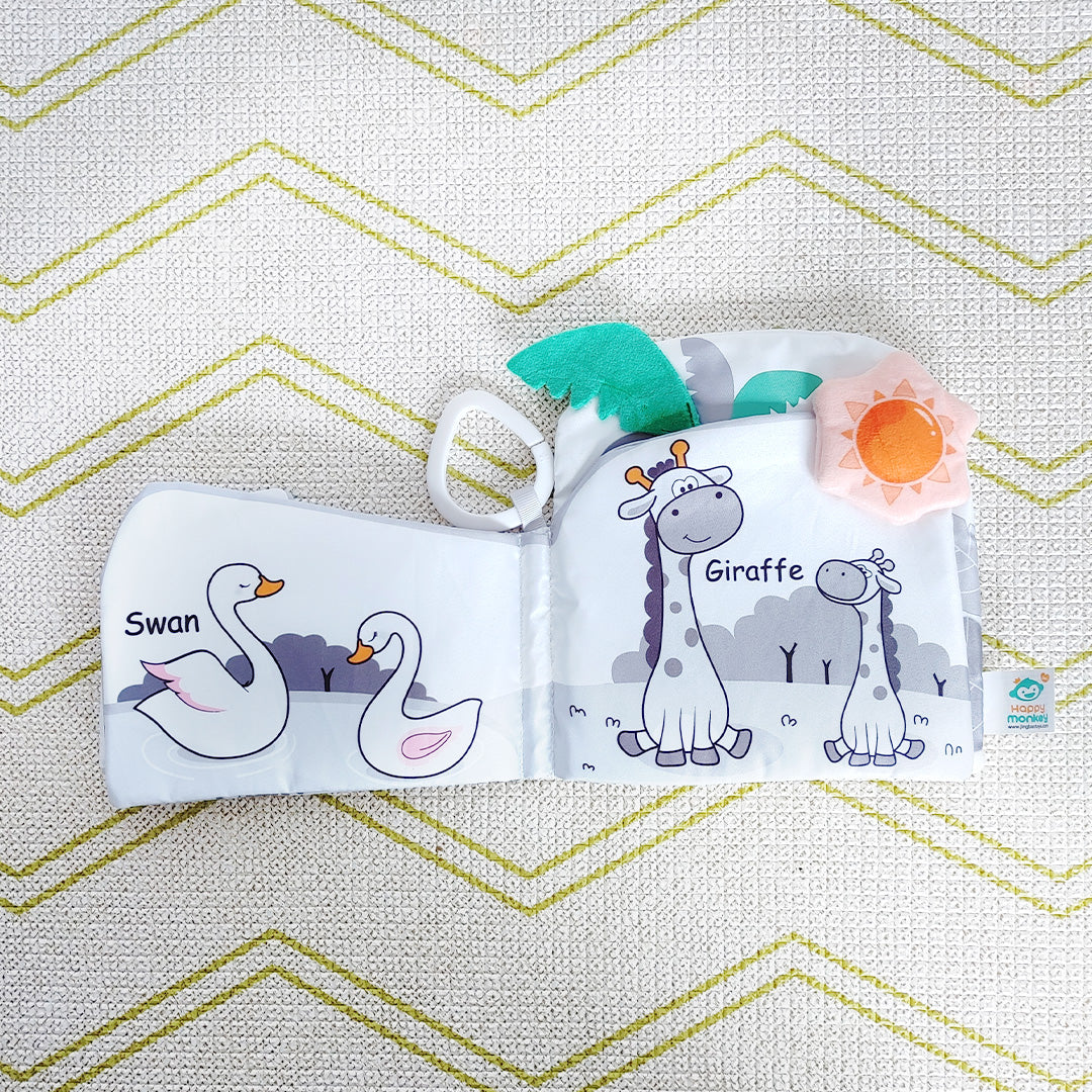 Stimulating Baby Sensory Washable Fun Fabric Book
