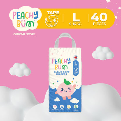 Peachy Bum Tape Diapers