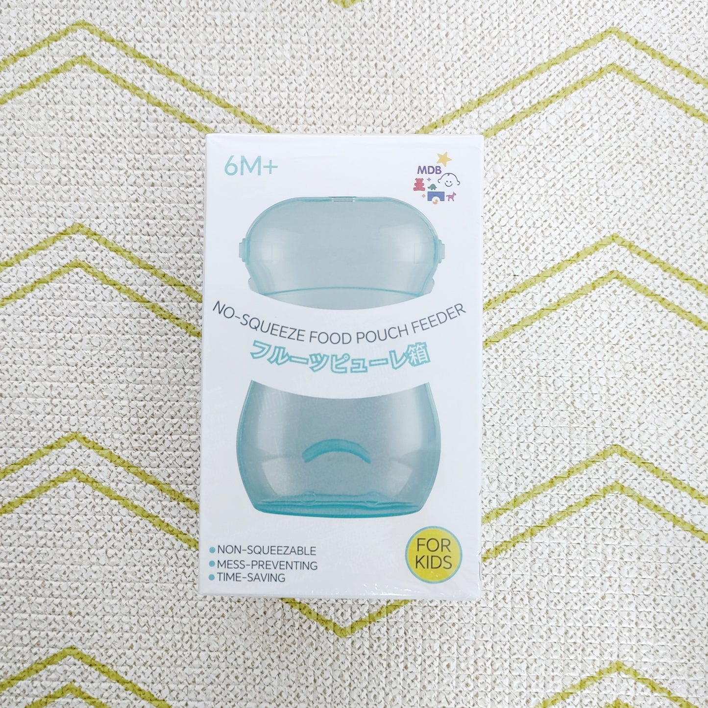Colourful Squeeze Proof Baby Food Pouch Holder