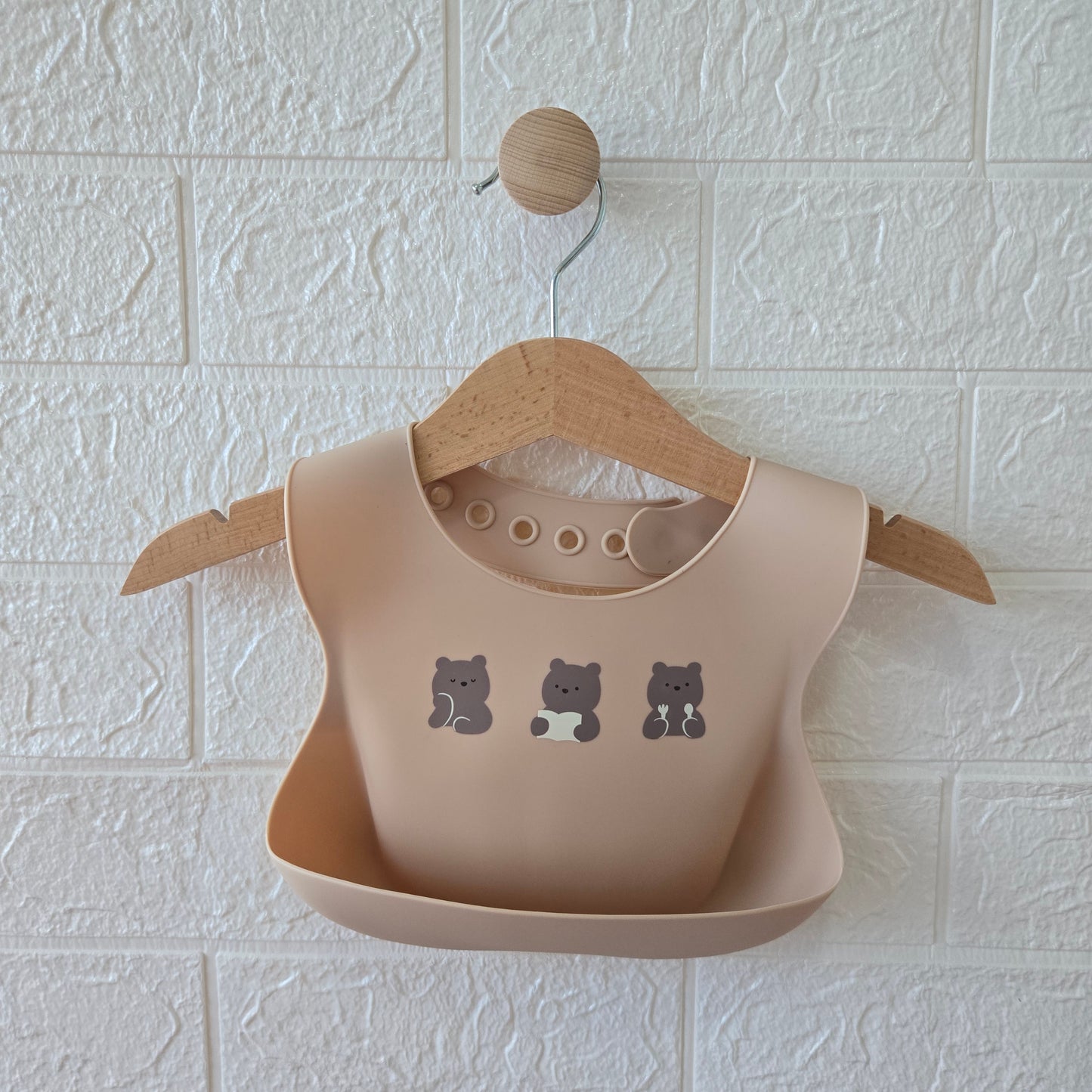Lighted Weighted Printed Silicone Bib