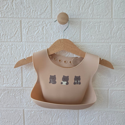 Lighted Weighted Printed Silicone Bib
