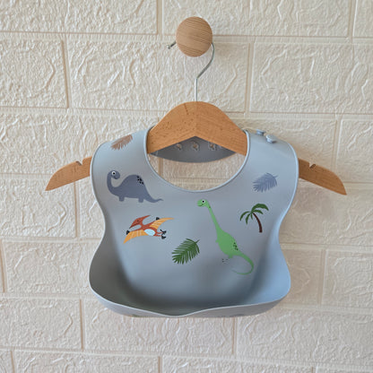 Lighted Weighted Printed Silicone Bib