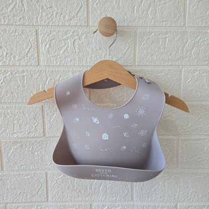 Lighted Weighted Printed Silicone Bib
