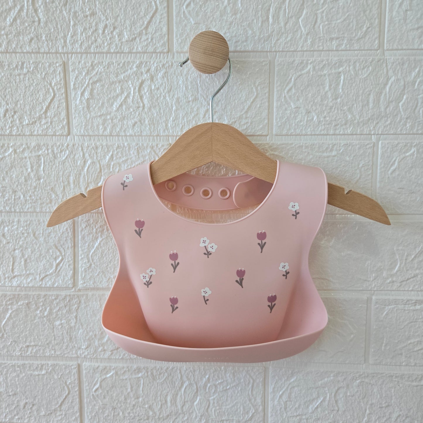 Lighted Weighted Printed Silicone Bib