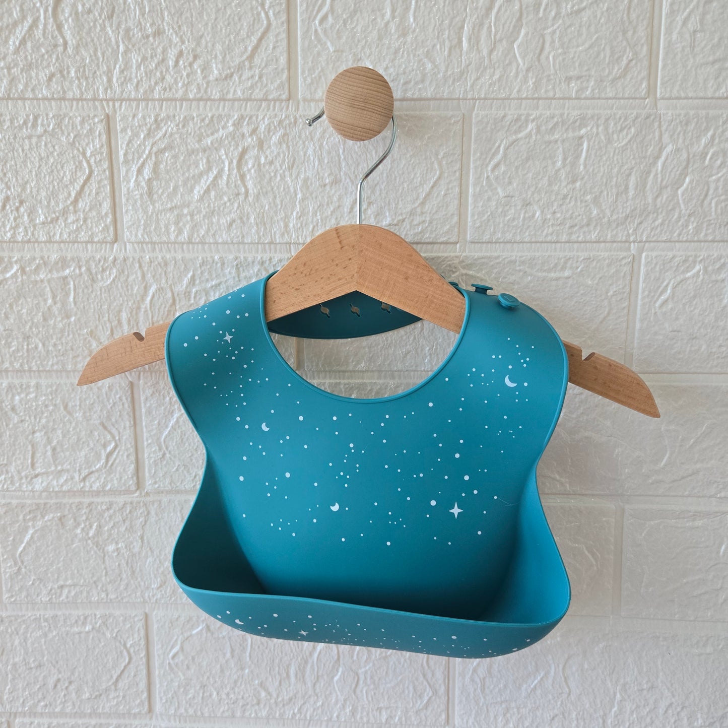 Lighted Weighted Printed Silicone Bib