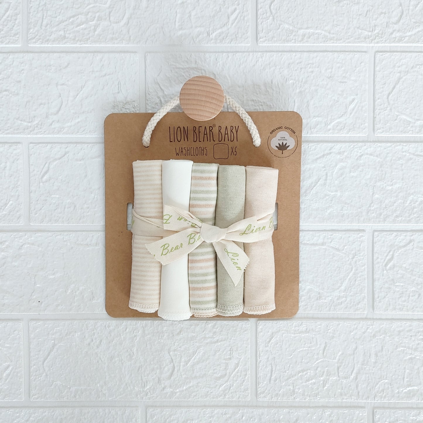 Lion Bear Baby - Washcloths