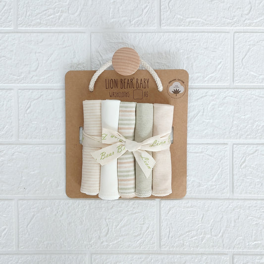 Lion Bear Baby - Washcloths